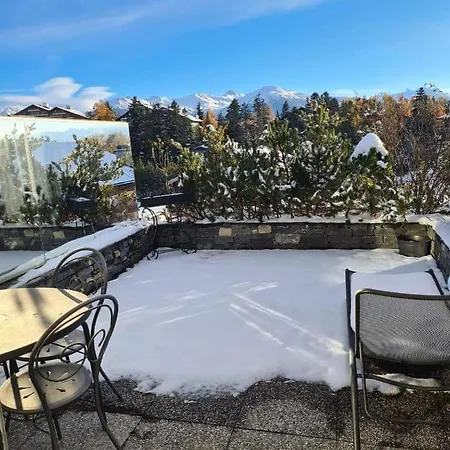 Beau Avec Piscine Et Terrasse A Montana * Crans-Montana